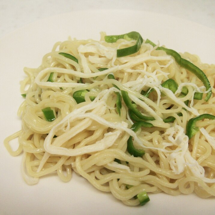 おつまみさきイカで　塩焼きそば